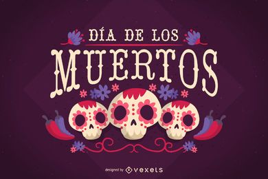 Projeto decorativo Dia de los Muertos
