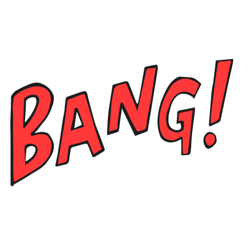 Bang illustration PNG Design