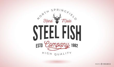 Vintage hipster logo template Vintage hipster logo template