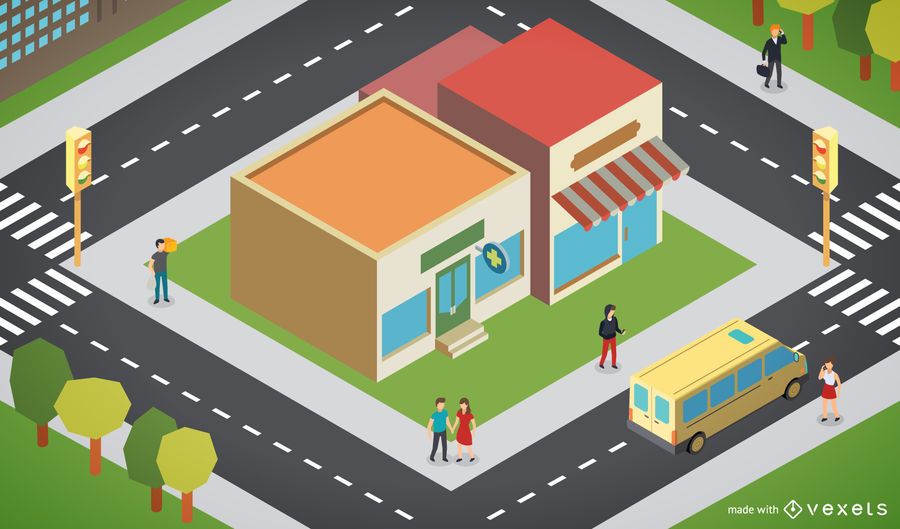 Isometric city maker Isometric city maker