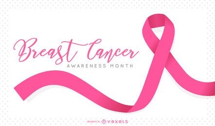 Breast cancer awareness month design
