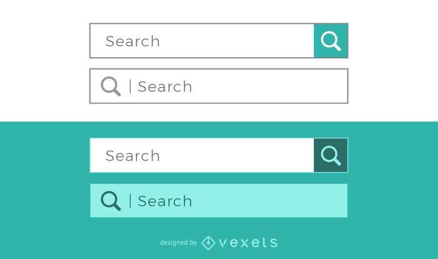 Search bar design set Search bar design set