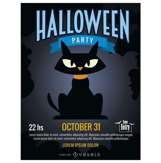 Halloween party poster maker Halloween party poster maker