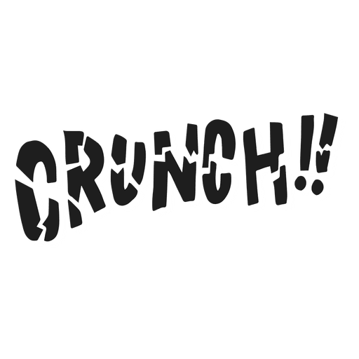 Crunch Illustration PNG-Design