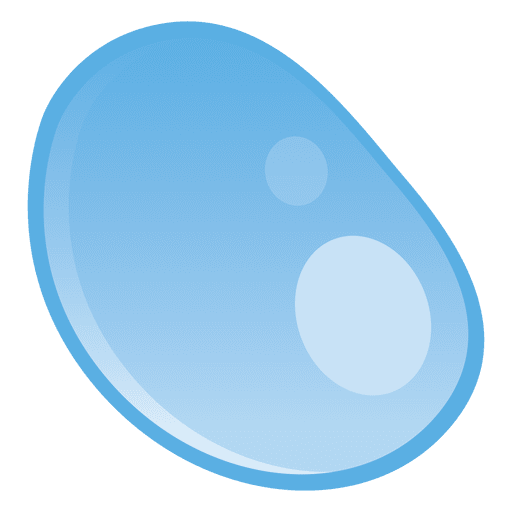 Droplet round illustration PNG Design