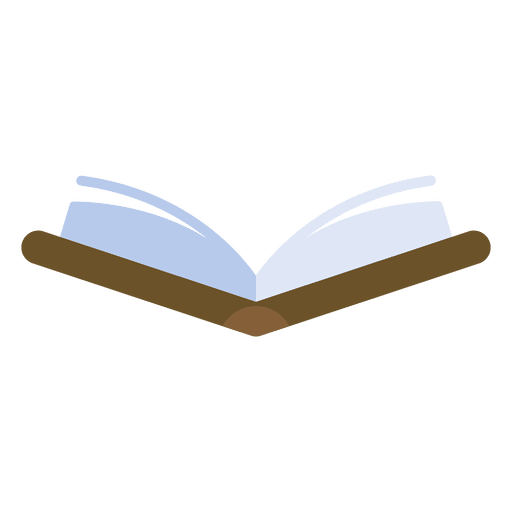 Open Book Icon Vector PNG Design