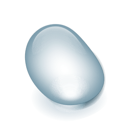 Realistische Wassertropfenrunde PNG-Design
