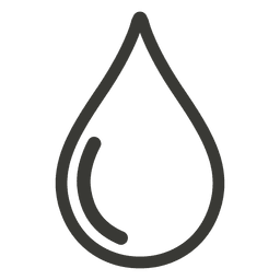 Waterdrop arredondado vislumbre golpe Desenho PNG