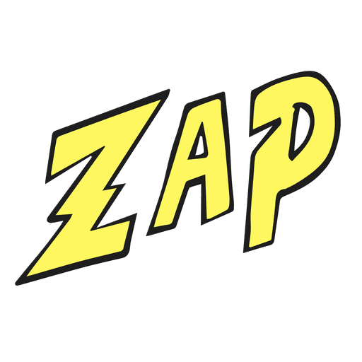 Zap Illustration PNG-Design