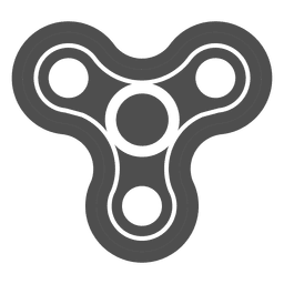 Three shooter spinner graphic PNG Design