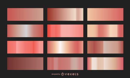 Rose Gold gradient collection