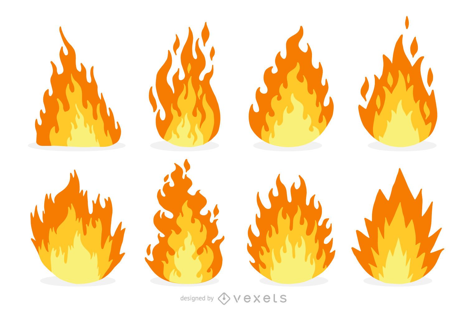 Burning Fire Vector PNG & SVG Design For T-Shirts