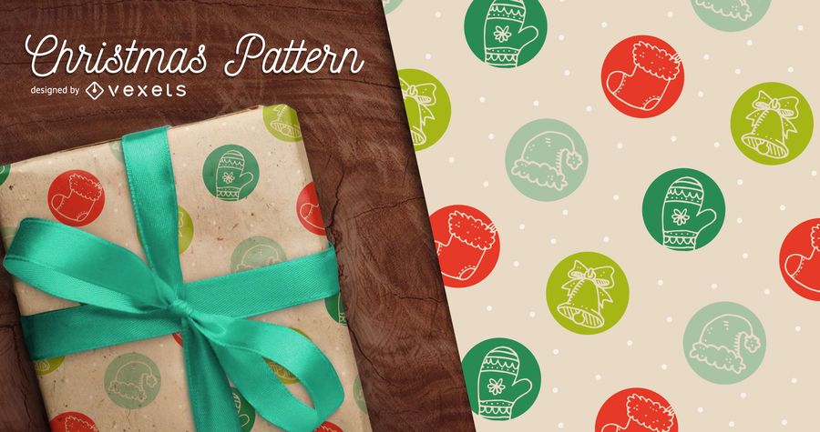 Cute seamless Christmas pattern Cute seamless Christmas pattern
