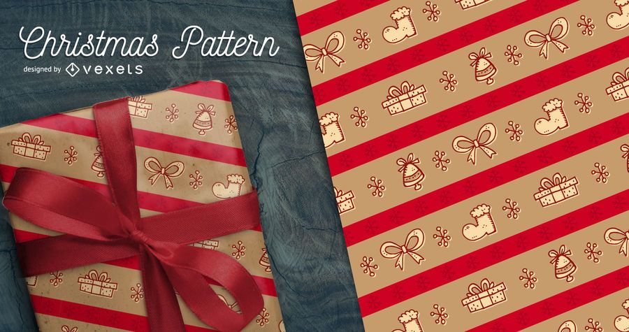 Festivo patrón sin costuras de navidad Festivo patrón sin costuras de navidad