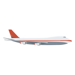 Avion volando Diseño PNG
