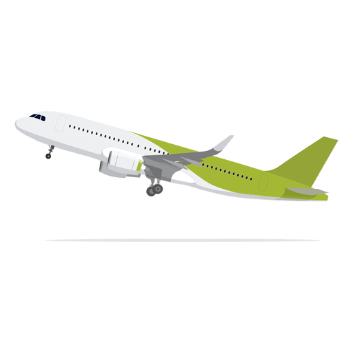 Airplane lifting off PNG Design
