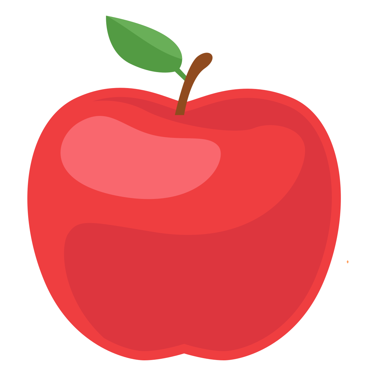 Diseño PNG Y SVG De Ilustración De Manzana Para Camisetas, image size:1200x1200