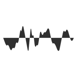 Ícone de onda de áudio