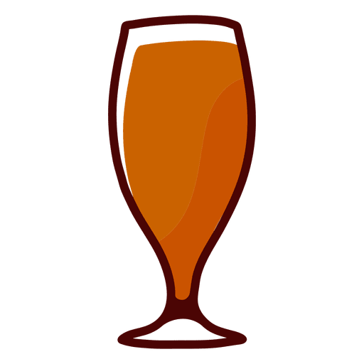 Beer goblet glass