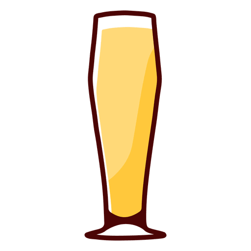 Beer pilsner glass