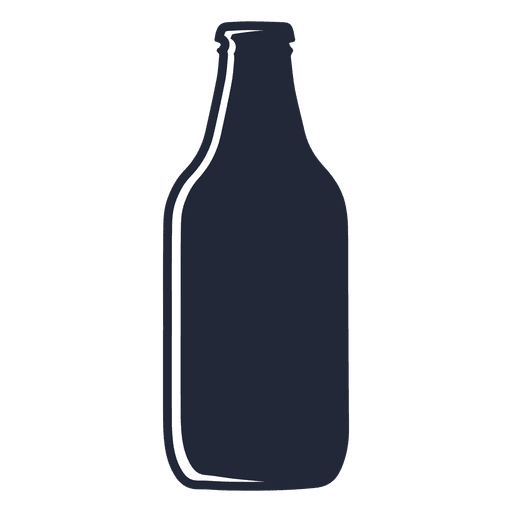 Bier Steinie Flasche Silhouette PNG-Design