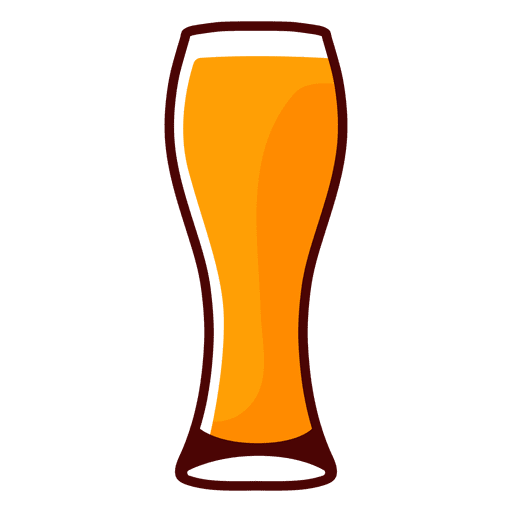 Vaso de cerveza weizen Diseño PNG