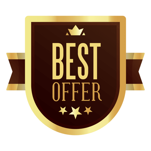 Best offer badge PNG Design