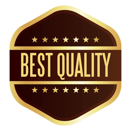 Insignia de la mejor calidad Diseño PNG