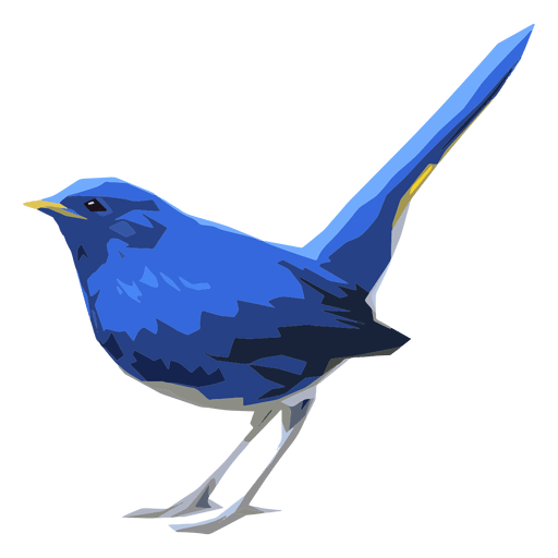 Blue redstart bird illustration PNG Design