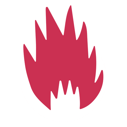 Brennendes Feuersymbol PNG-Design