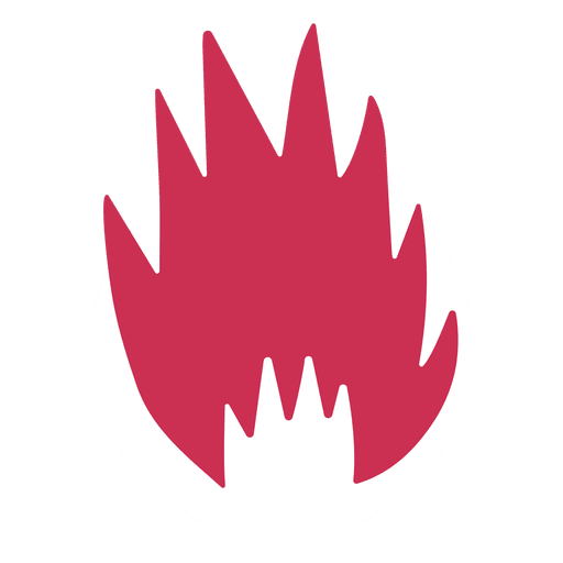 Burning fire symbol - Transparent PNG & SVG vector file