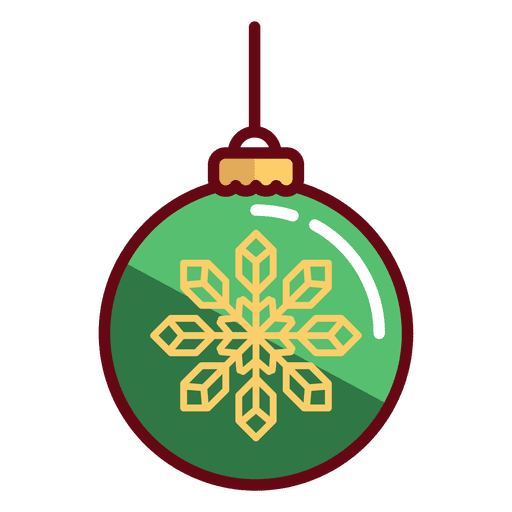 Bola de navidad icono de navidad Diseño PNG