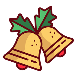 Cascabeles de navidad Diseño PNG