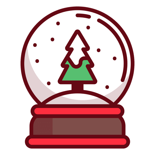 Christmas paperweight PNG Design