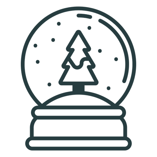 Christmas paperweight icon PNG Design