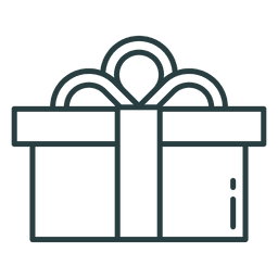 Weihnachtsgeschenkikone PNG-Design