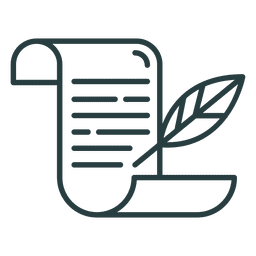 Weihnachtsrollensymbol PNG-Design
