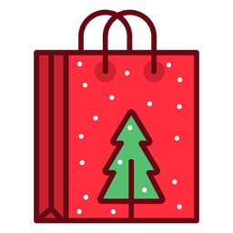 Christmas shopping bag PNG Design Transparent PNG