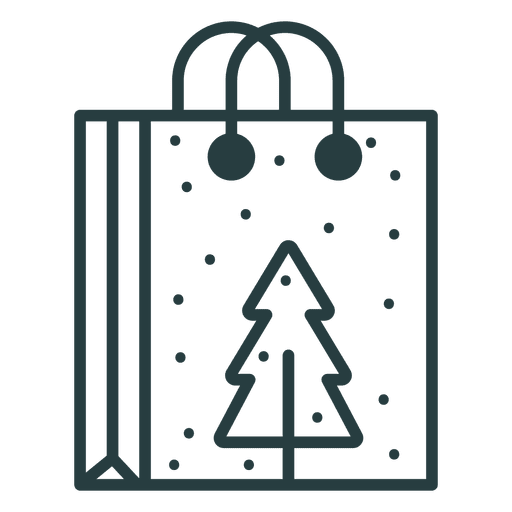 Download Christmas shopping bag icon - Transparent PNG & SVG vector ...