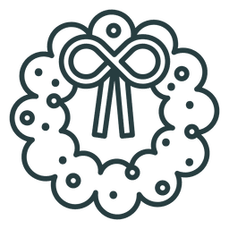 Curso de decoração de guirlanda de natal Desenho PNG