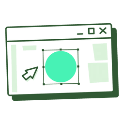 Vetor de janela de computador Desenho PNG