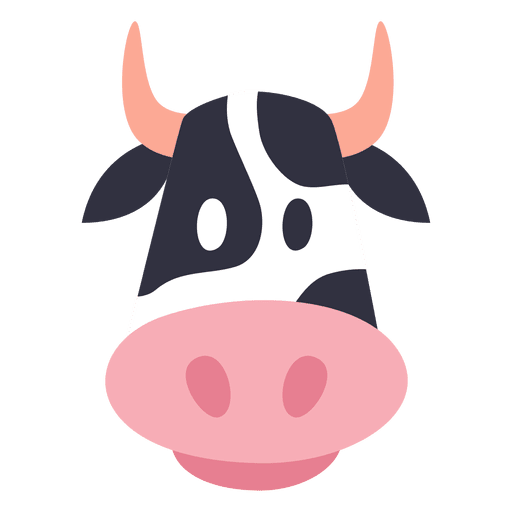 Cow avatar PNG Design