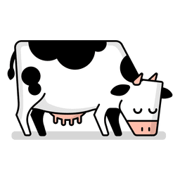 Desenho de vaca pastando Desenho PNG Transparent PNG