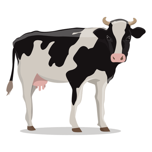 Granja de ilustración de vaca Transparent PNG Granja de ilustración de vaca Transparent PNG