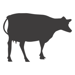 Cow silhouette cow silhouette PNG Design