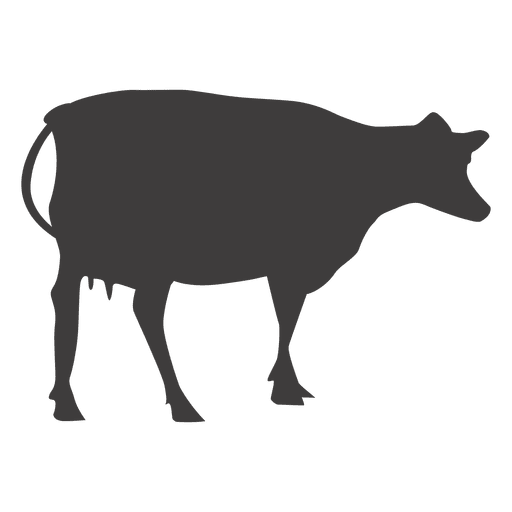 Cow silhouette cow silhouette PNG Design