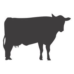 Cow Standing Vector PNG & SVG Design For T-Shirts