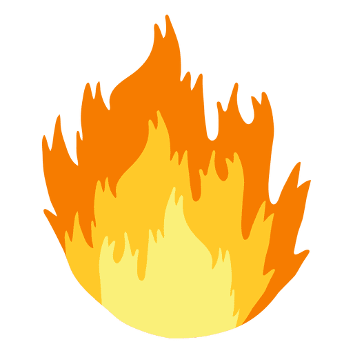 Design PNG E SVG De Desenho De Fogo Ardente Para Camisetas