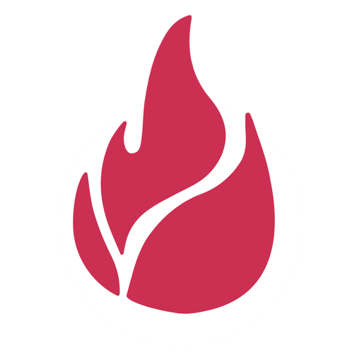 Fire vector icon PNG Design