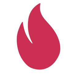 Flame vector PNG Design